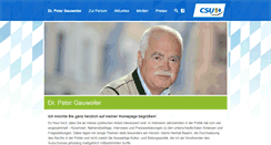 Desktop Screenshot of peter-gauweiler.de